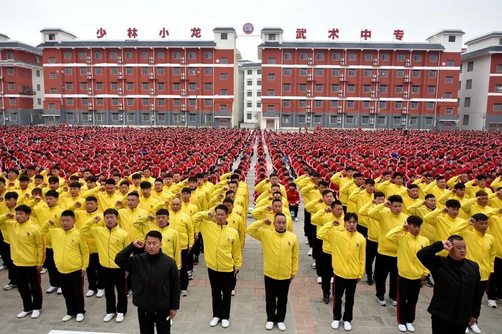 嵩山少林武校和小龍武校